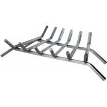UniFlame 27 Inch Stainless Steel Bar Fireplace Log Grate