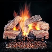 Rasmussen Gas Logs 24 Inch Evening Desire Vented Log Set With LC Multi-Burner - Match Light
