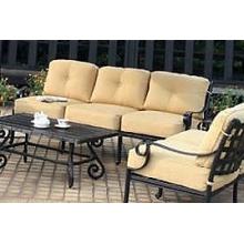 Alfresco Home Chateau Deep Seating Sofa - Antique Topaz