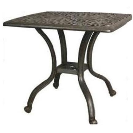 Summerset Outdoor Living Cast Aluminum 21 X 21 Square Bistro Table Summerset Outdoor Living Cast Aluminum 21 X 21 Square Bistro Table