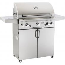 American Outdoor Grill 30 Inch Gas Grill On Cart W/ Rotisserie & Side Burner