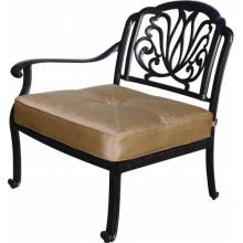 Darlee Elisabeth Cast Aluminum Sectional Left Chair With Cushions