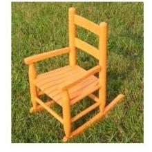 Dixie Seating Medium Oak Child Rocker Slat