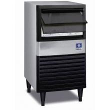Manitowoc QM-45A 30 Lb Capacity Under-Counter Commerical Ice Machine - Black Door / Stainless Steel Cabinet