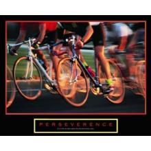 Perseverance-Cyclists Poster Print