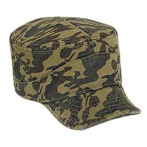 Otto Cap Camo Superior Garment Washed Cotton Twill Flexible Visor Military Style Cap - Camo Pattern 21