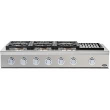 DCS CPU-486GD United 48-Inch Slide-In Cooktop With Grill By Fisher Paykel
