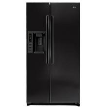LG Refrigerators 26.5 Cu. Ft. With Tall Water & Ice Dispenser And Child Lock Door Side By Side Refrigerator, Black - LSC27931SB