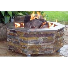 FireScapes The Virginian Octagonal Natural Gas Fire Pit