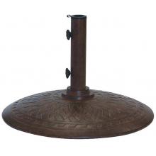 Darlee Cast Aluminum Outdoor Patio Umbrella Base - Mocha
