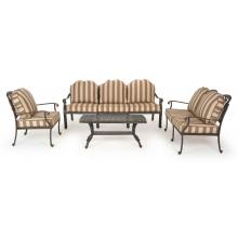 Caluco Florence Aluminum Lounge Set With Sofa