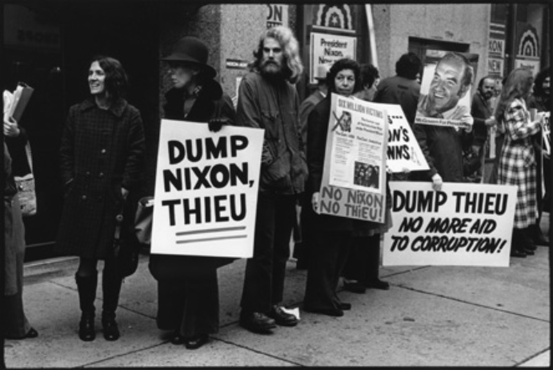 002_177-Anti Vietnam War protesters-Helen Evelev-Nixon Campaign Headquarters-1972.jpg