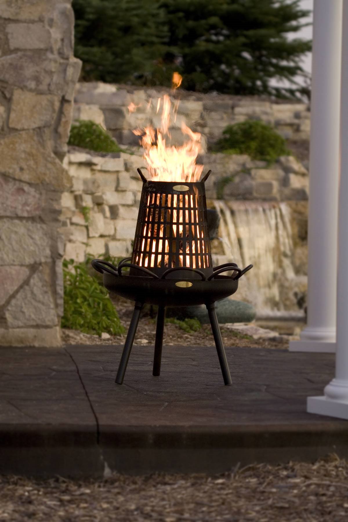 LoFerno Fire Pit Burning