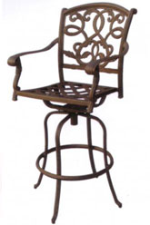 Darlee Aluminum Bar Height Stool
