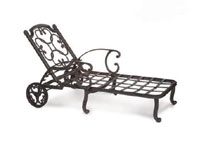 Meadow Decor Aluminum Chaise Lounge