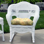 North Cape International Wicker Rocker