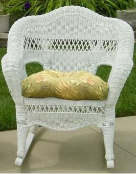 North Cape International Wicker Rocker