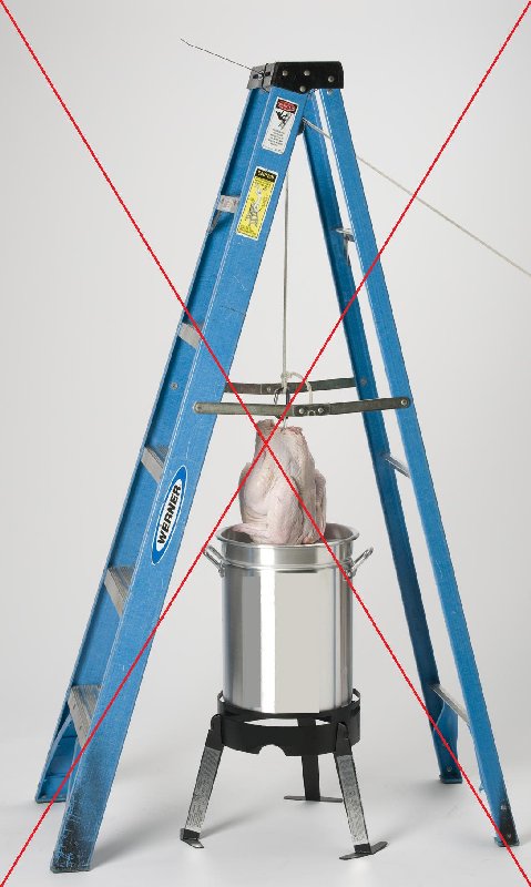 Turkey Caddy Disaster Three Ladder