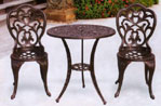 Darlee Hampton Aluminum Bistro Set