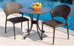 Vento Wicker Bistro Set