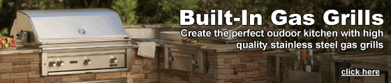 built-in gas grills