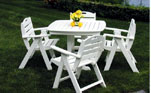 PolyWood Recycle Plastic Dining Set