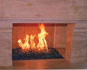 fireplace glass
