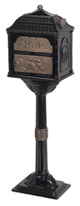 Gaines Single Mounted Classic Mailbox