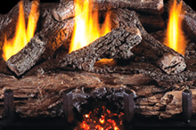 charre aged split vent-free Gas Logs