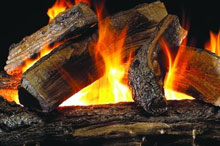 Split Oak Vented Gas Logs