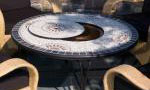 Wrough Iron Patio Lounge Tables