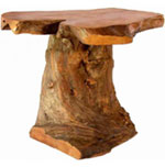 Groovy Stuff Teak Wood End Table