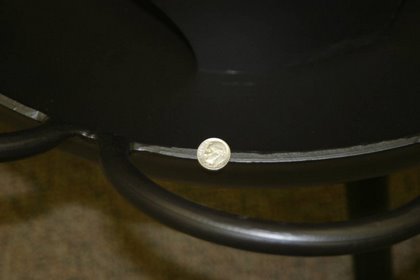 Firebowl thickness