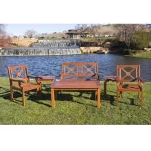 Patio Wood Lounge Sets