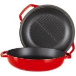 Innova 2-in-1 cast iron casserole pot