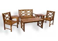 Patio Wood Lounge Sets