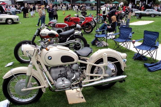 The Quail's sports and racing motorcycles included this 1966 BMW R69/S - Gary Wasserman. Photo William Edgar