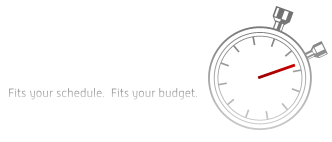 Express Service: Fits your schedule. Fits your budget.