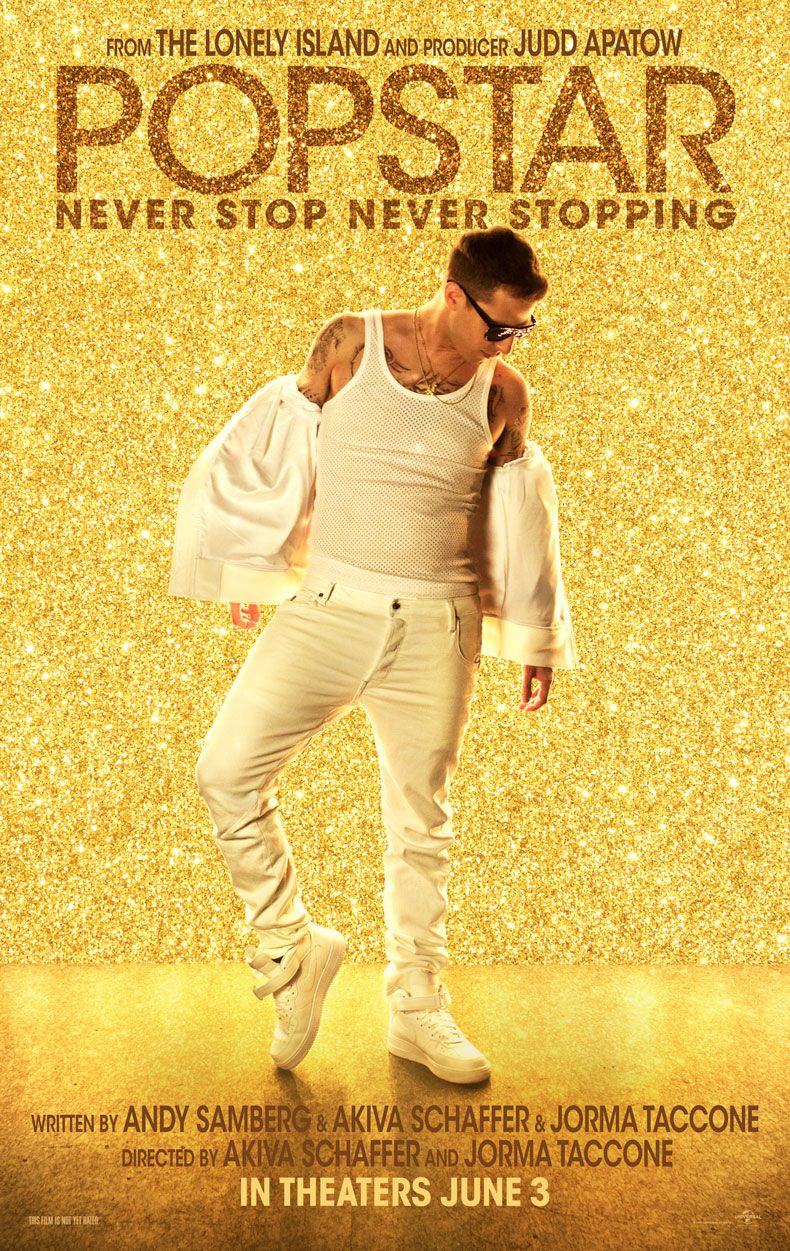 POPSTAR NEVER STOP NEVER STOPPING Movie Poster