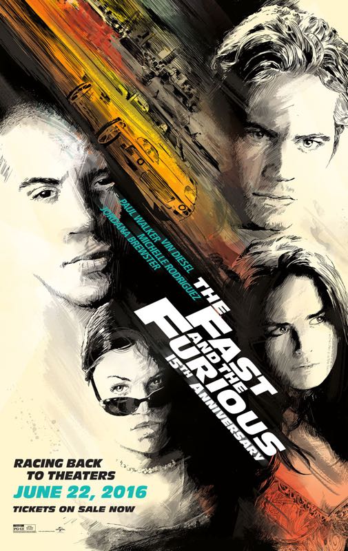 The Fast And The Furious Re Release Poster The Fast And The Furious Re Release Poster