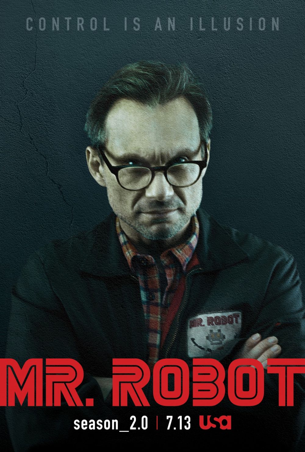 Mr Robot Season 2 Poster USA Network Christian Slater Mr Robot Season 2 Poster USA Network Christian Slater