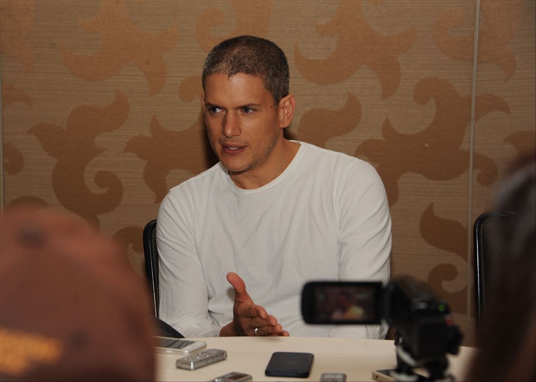 FOX FANFARE AT SAN DIEGO COMIC-CON © 2016: PRISON BREAK cast member Wentworth Miller during the PRISON BREAK press room on Sunday, July 24 at the FOX FANFARE AT SAN DIEGO COMIC-CON © 2016. CR: Scott Kirkland/FOX © 2016 FOX BROADCASTING