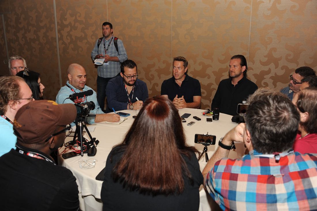 FOX FANFARE AT SAN DIEGO COMIC-CON © 2016: PRISON BREAK Executive Producers Vaun Wilmott and during the PRISON BREAK press room on Sunday, July 24 at the FOX FANFARE AT SAN DIEGO COMIC-CON © 2016. CR: Scott Kirkland/FOX © 2016 FOX BROADCASTING