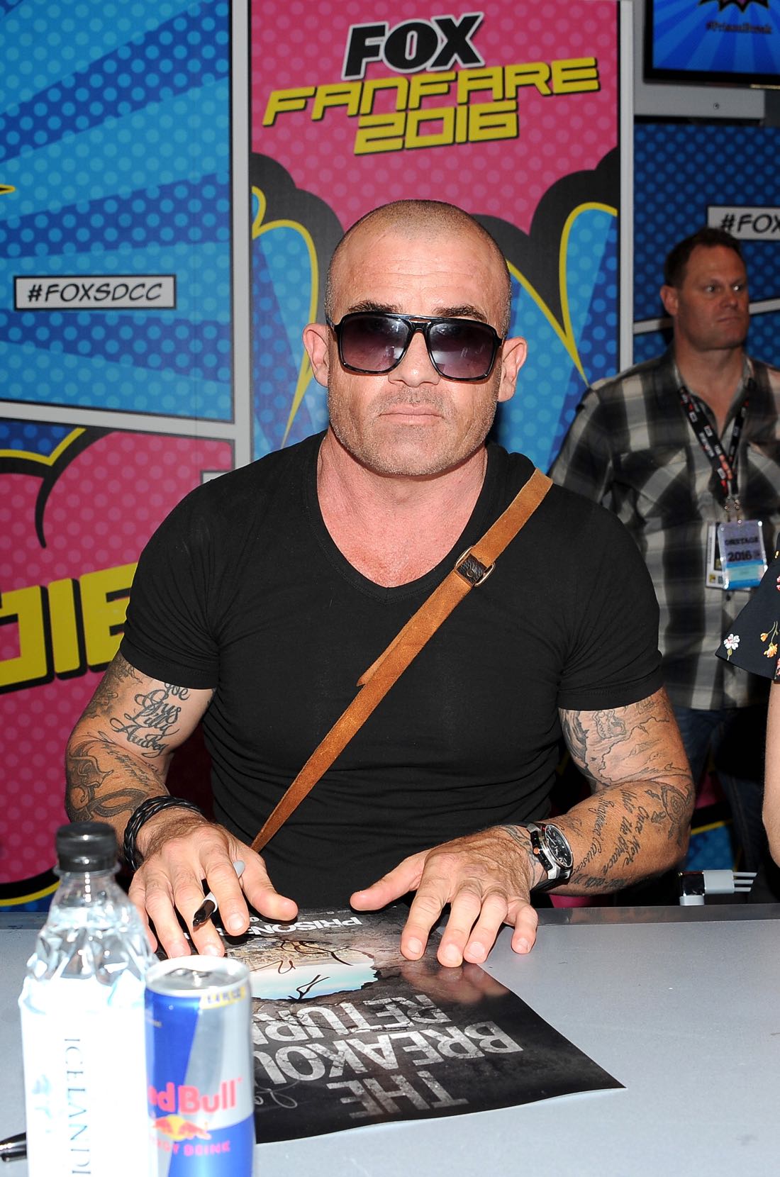 FOX FANFARE AT SAN DIEGO COMIC-CON © 2016: PRISON BREAK cast member Dominic Purcell during the PRISON BREAK booth signing on Sunday, July 24 at the FOX FANFARE AT SAN DIEGO COMIC-CON © 2016. CR: Scott Kirkland/FOX © 2016 FOX BROADCASTING