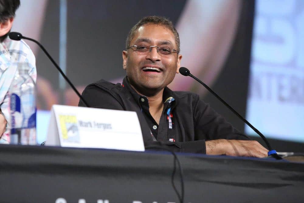 COMIC-CON INTERNATIONAL: SAN DIEGO -- "The Expanse Panel" -- Pictured: Executive Producer Naren Shankar -- (Photo by: Evans Vestal Ward/Syfy)