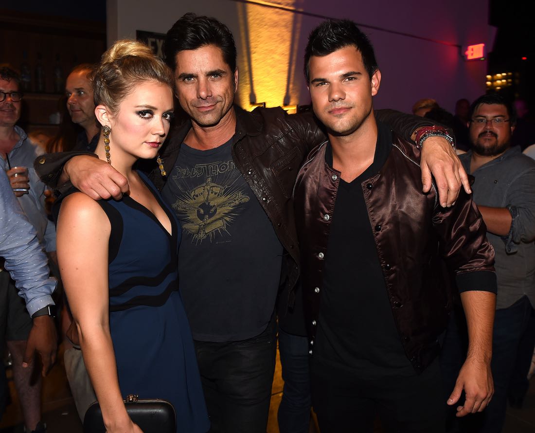 FOX FANFARE ALL-STAR COMIC CON PARTY AT SAN DIEGO COMIC-CON © 2016: Billie Lourd, John Stamos, Taylor Lautner, and Abigail Breslin attend the FOX FANFARE ALL-STAR COMIC CON PARTY AT SAN DIEGO COMIC-CON © 2016 on Friday, July 22 at the Andaz Hotel in San Diego, CA. CR: Frank Micelotta/FOX © 2016 FOX BROADCASTING FOX FANFARE ALL-STAR COMIC CON PARTY AT SAN DIEGO COMIC-CON © 2016: Billie Lourd, John Stamos, Taylor Lautner, and Abigail Breslin attend the FOX FANFARE ALL-STAR COMIC CON PARTY AT SAN DIEGO COMIC-CON © 2016 on Friday, July 22 at the Andaz Hotel in San Diego, CA. CR: Frank Micelotta/FOX © 2016 FOX BROADCASTING