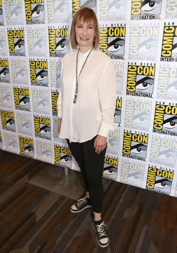 COMIC-CON INTERNATIONAL: SAN DIEGO -- "Falling Water Press Room" -- Pictured: Executive Producer Gale Anne Hurd -- (Photo by: Evans Vestal Ward/USA Network)