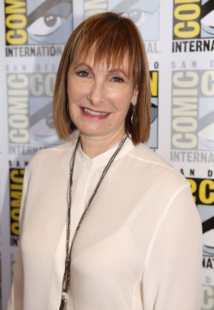 COMIC-CON INTERNATIONAL: SAN DIEGO -- "Falling Water Press Room" -- Pictured: Executive Producer Gale Anne Hurd -- (Photo by: Evans Vestal Ward/USA Network)