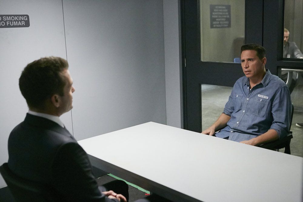 SUITS -- "Trust" Episode 605 -- Pictured: Erik Palladino as Kevin Miller -- (Photo by: Ian Watson/USA Network)