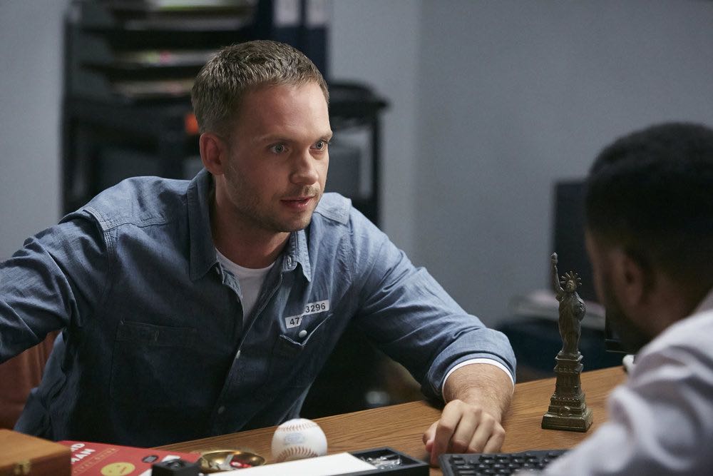 SUITS -- "Trust" Episode 605 -- Pictured: Patrick J. Adams as Michael Ross -- (Photo by: Ian Watson/USA Network)